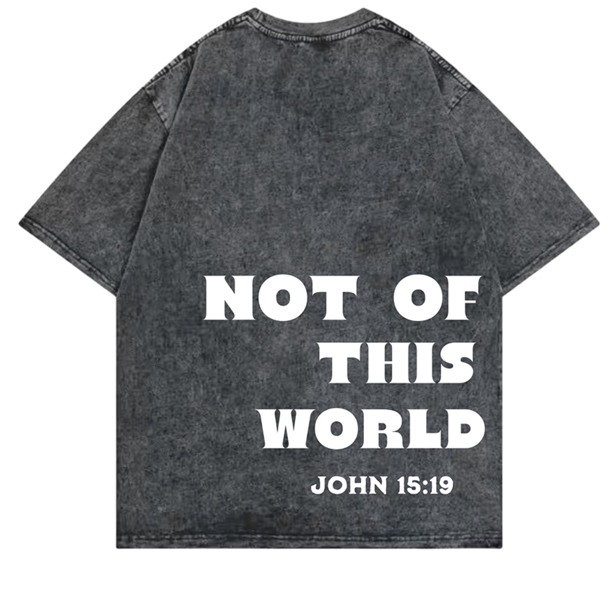 'NOT OF THIS WORLD TEE' - VINTAGE GREY