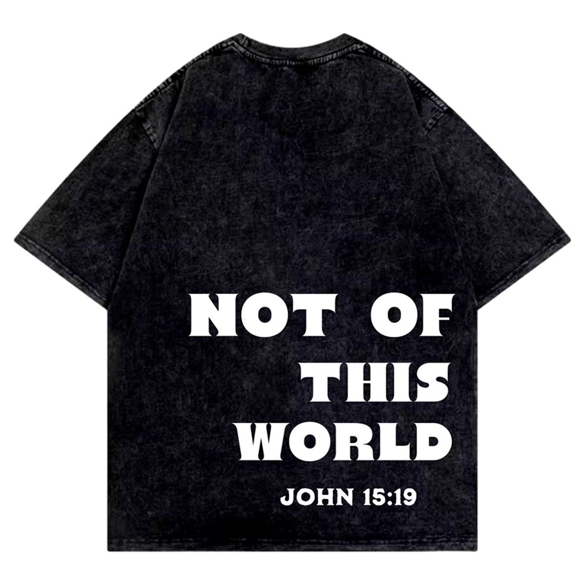'NOT OF THIS WORLD' TEE - VINTAGE BLACK