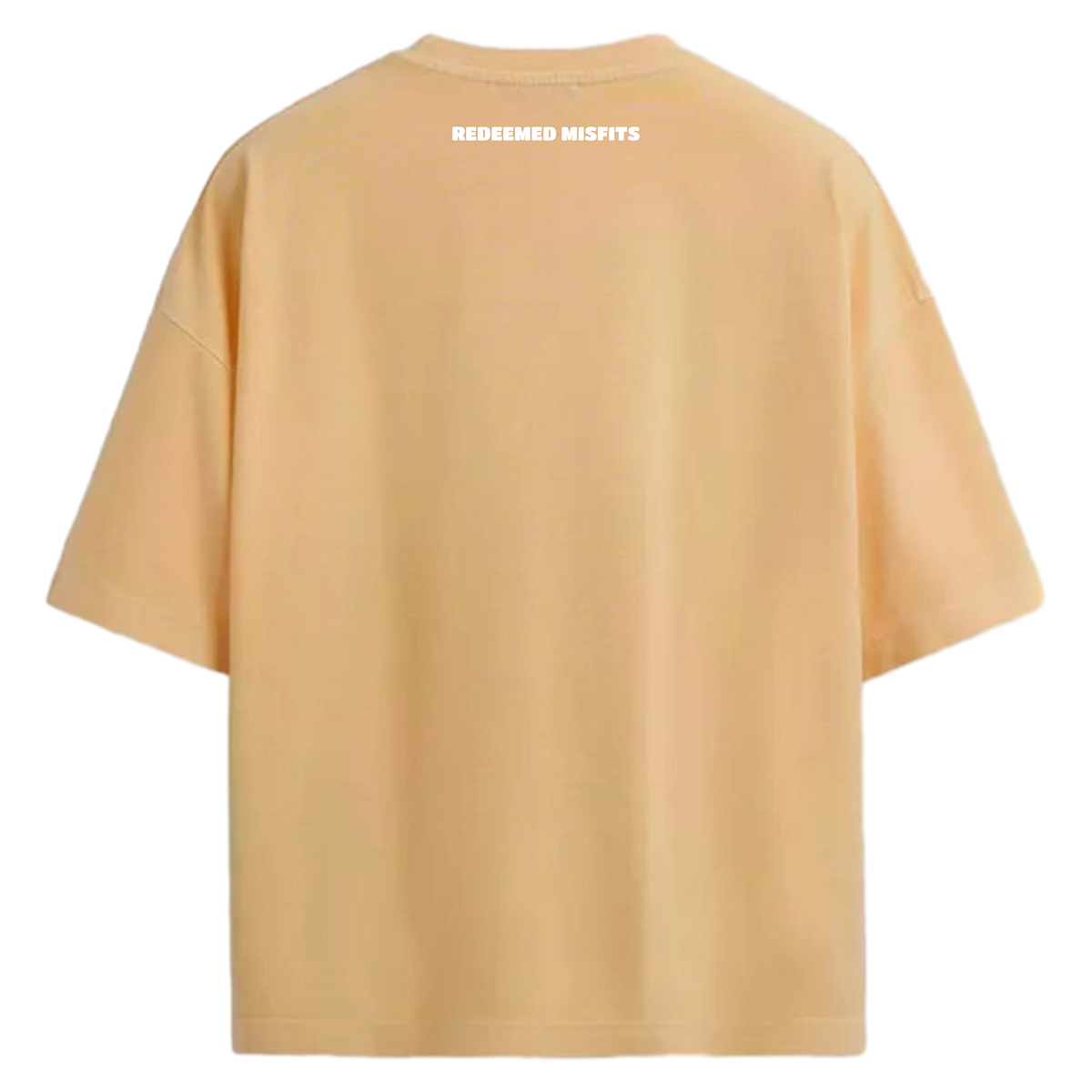 'HIS BLOOD FOR MY FREEDOM' TEE - OCHRE-YELLOW