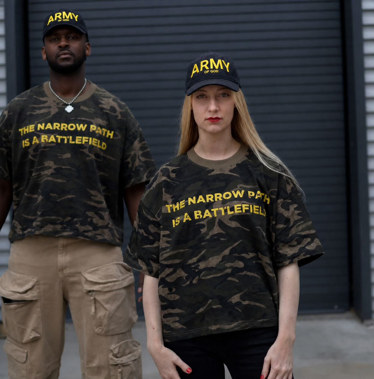 'ARMY OF GOD' UNISEX ADJUSTABLE HAT