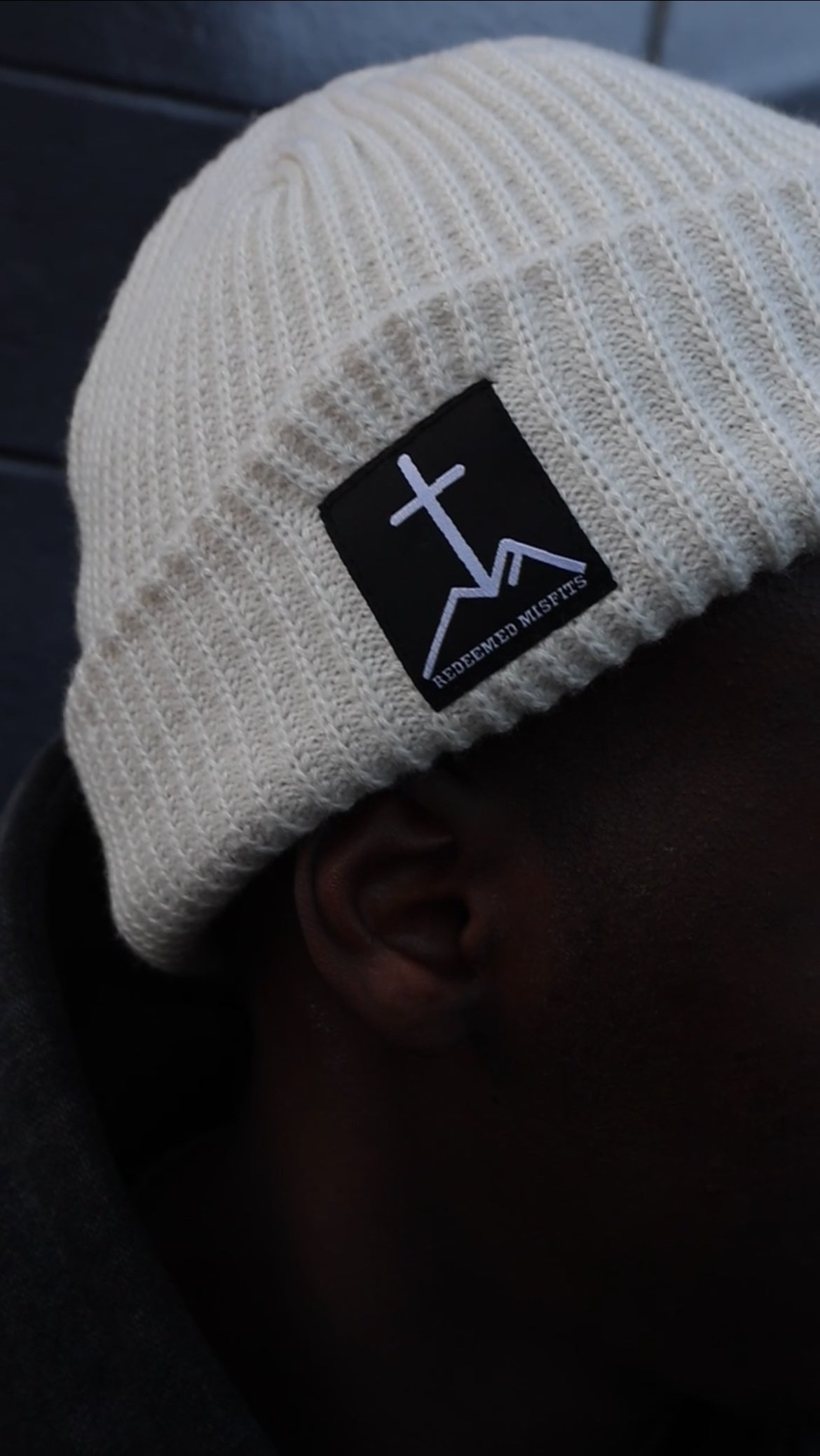 REDEEMED MISFITS BEANIE 'CREAM'