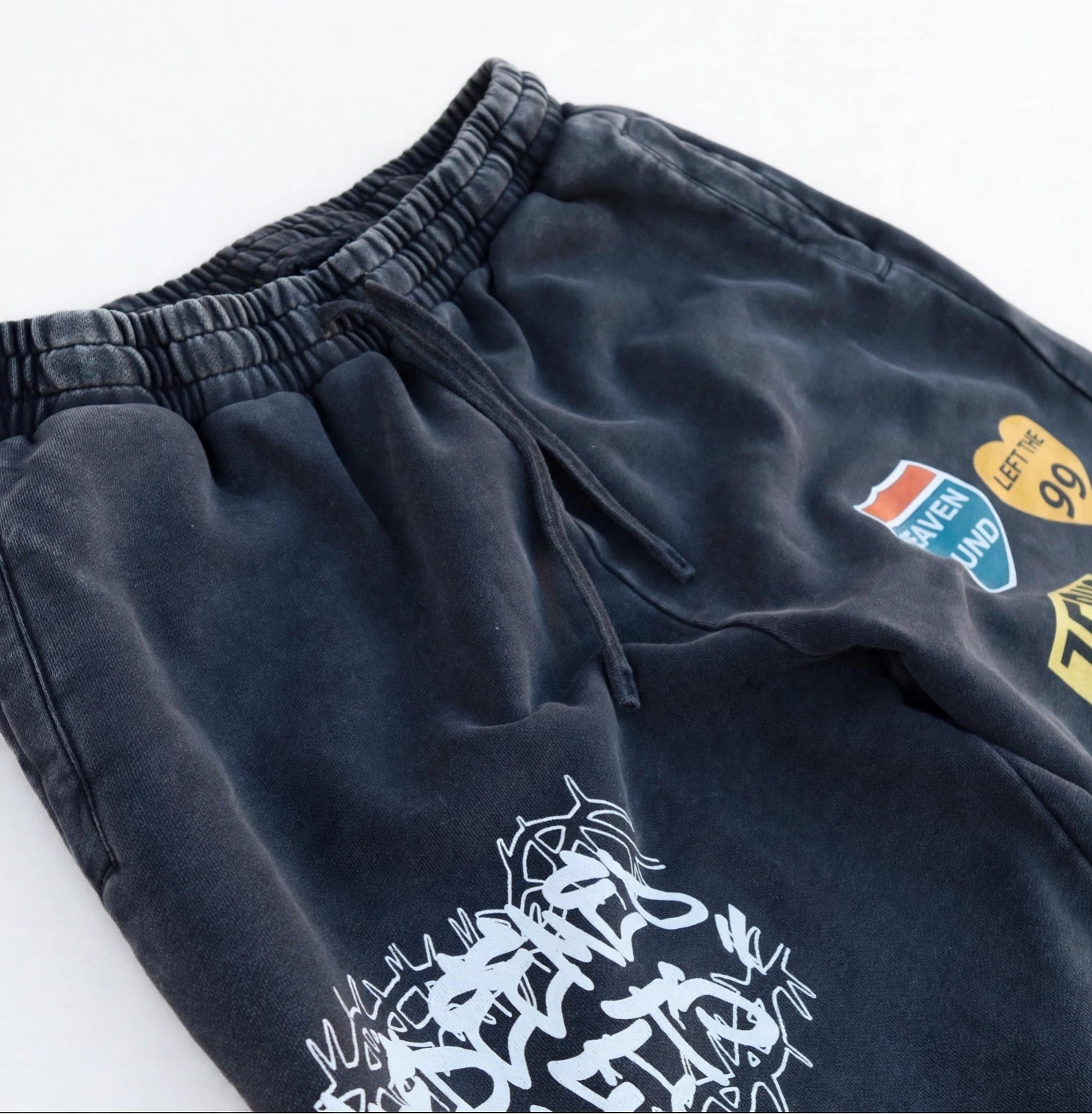 'THE REDEMPTION' HEAVYWEIGHT SWEATPANTS | BLACK VINTAGE WASH