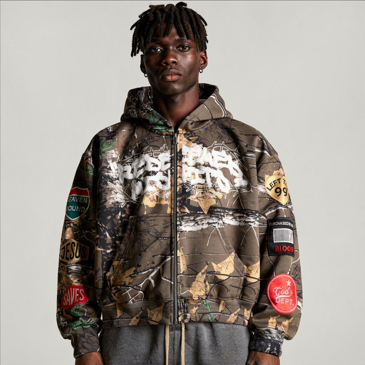 'THE REDEMPTION' ZIP UP HOODIE CAMO/REALTREE