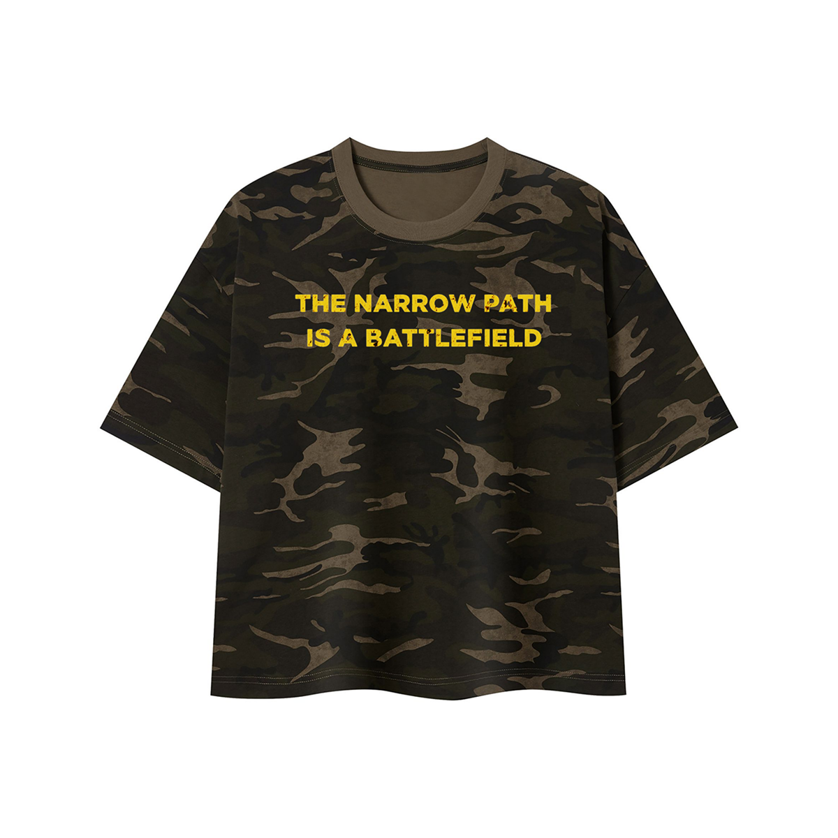 'NARROW PATH' CAMO BOXY TEE