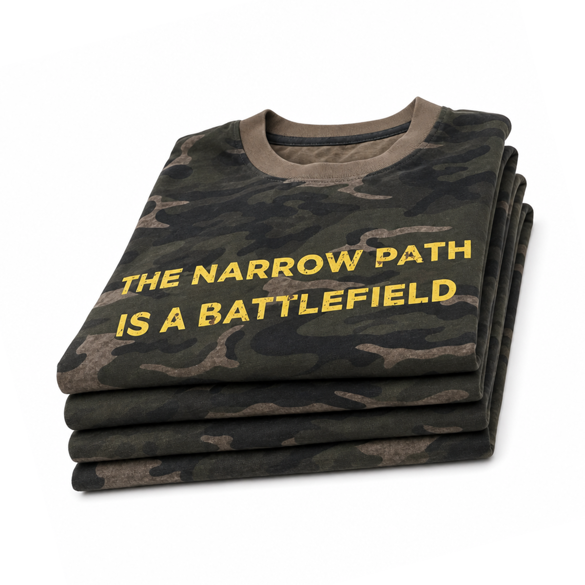 'NARROW PATH' CAMO BOXY TEE