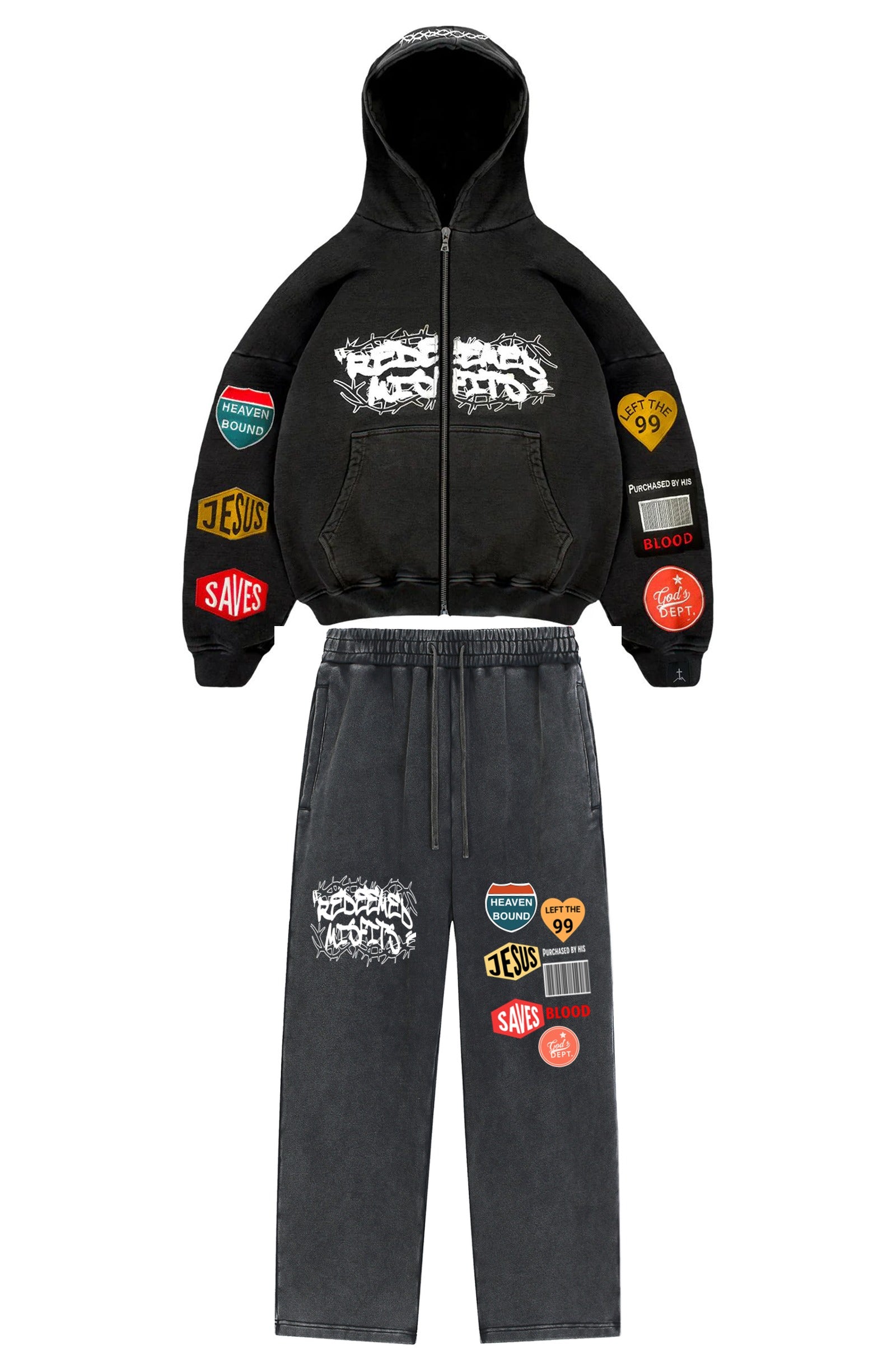 THE REDEMPTION SET — hoodie + sweatpants